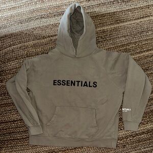 Essentials Tan Sweatshirt Hoodie Casual
